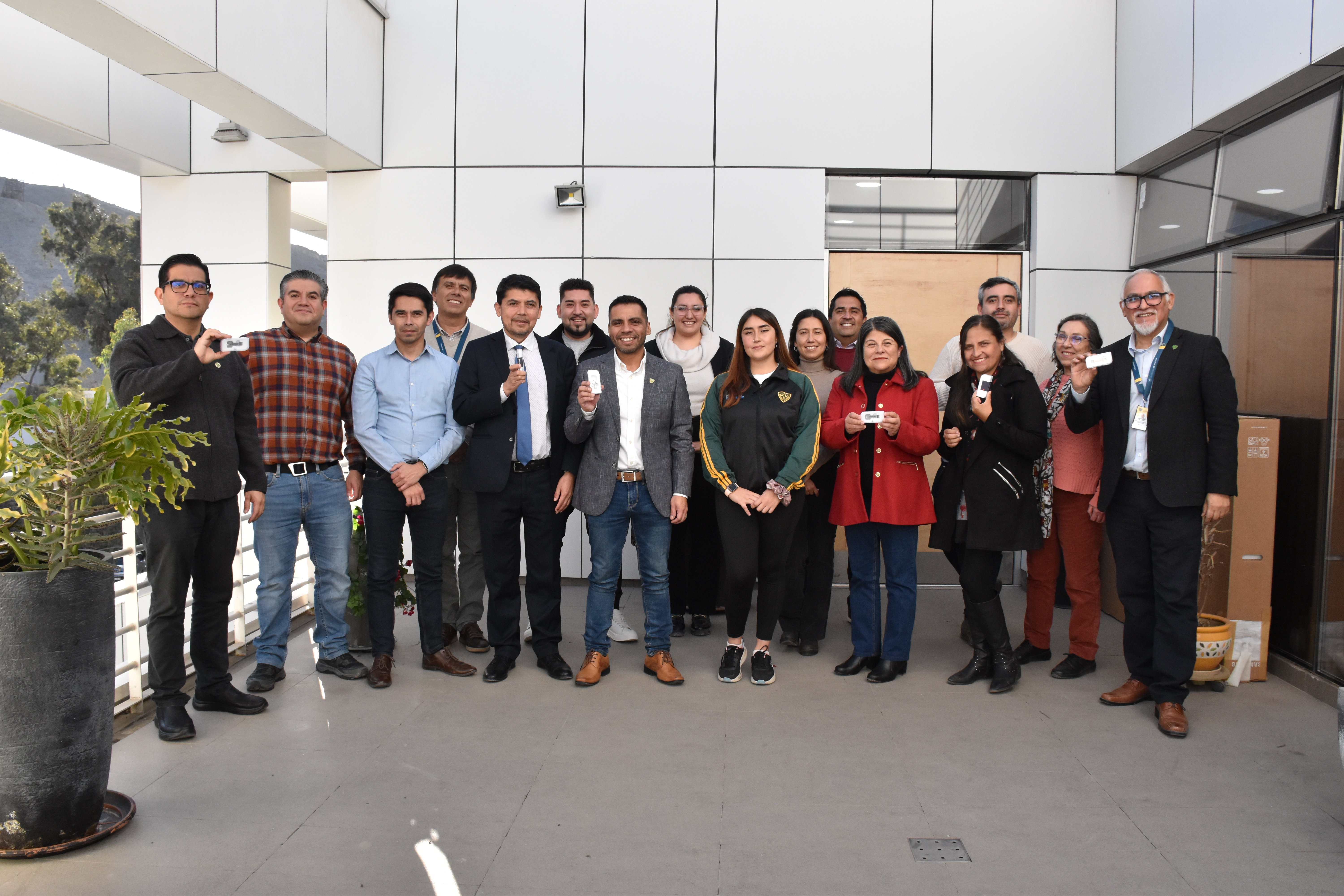 Rector Forlin Aguilera, Comisión Electoral Triestamental y EVoting cerrando el proceso eleccionario del Primer Consejo Universitario de la UDA