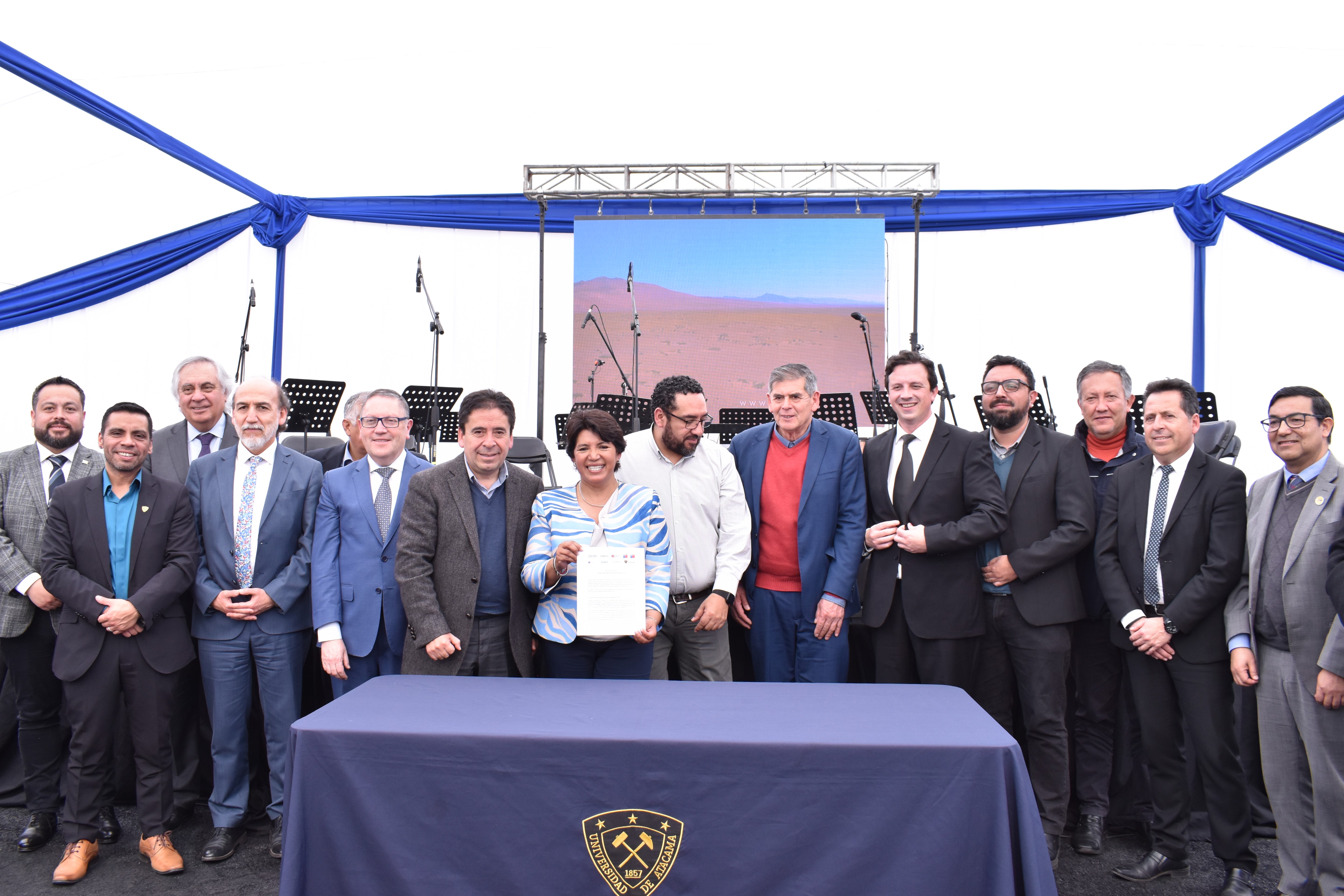 Fotografía protocolar Plan Atacama